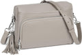Befen Genuine Leather Crossbody Purse with RFID Wallet Feature
