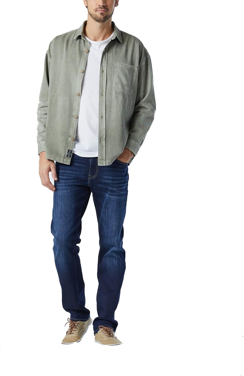 Mavi Men's Zach Regular Rise Straight Leg Jeans for Comfort