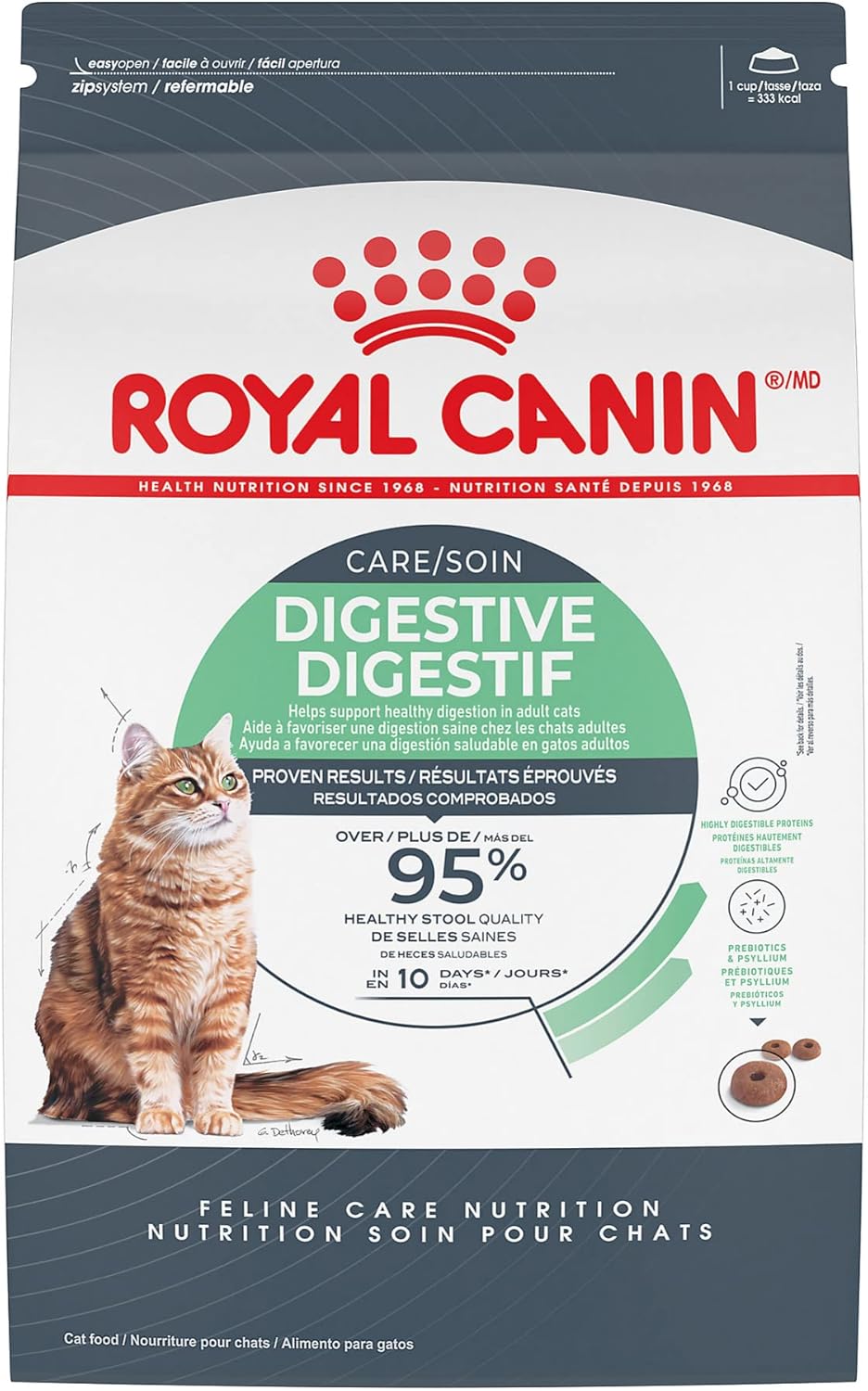 Royal Canin Feline Care Nutrition Digestive Care Cat Food 6 lb