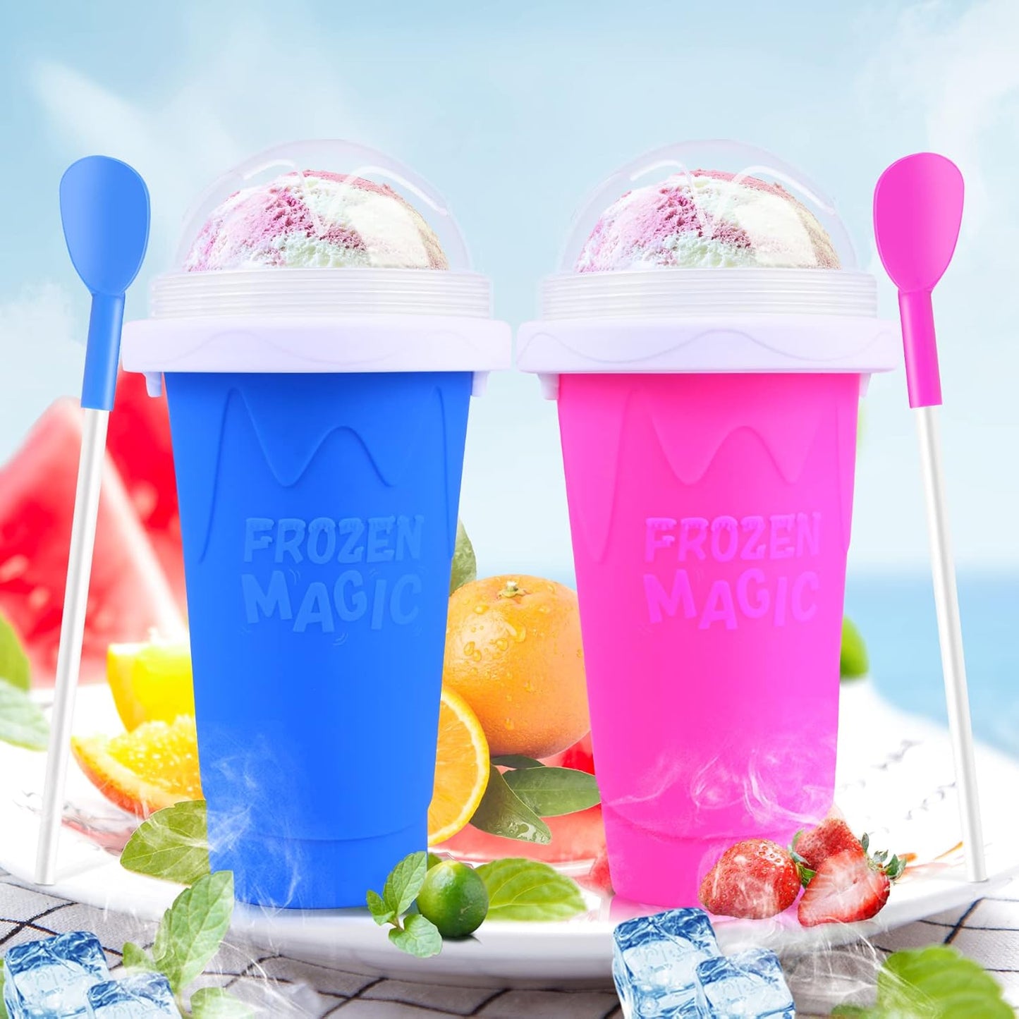 DIY Slushie Maker 2 Pack - Frozen Magic for Cool Summer Fun