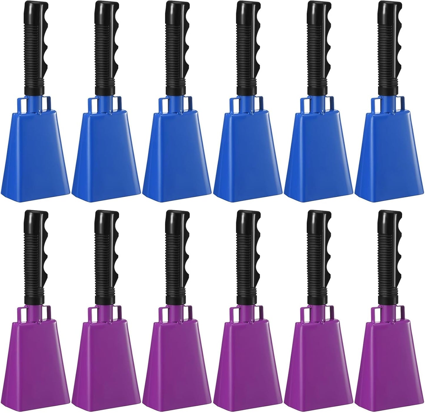 Pelopy 12 Pcs Large Cow Bell for Sporting Events and More