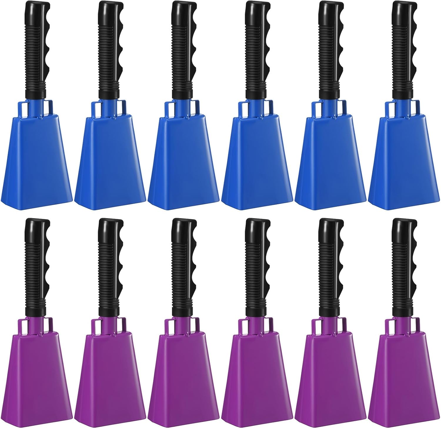 Pelopy 12 Pcs Large Cow Bell for Sporting Events and More