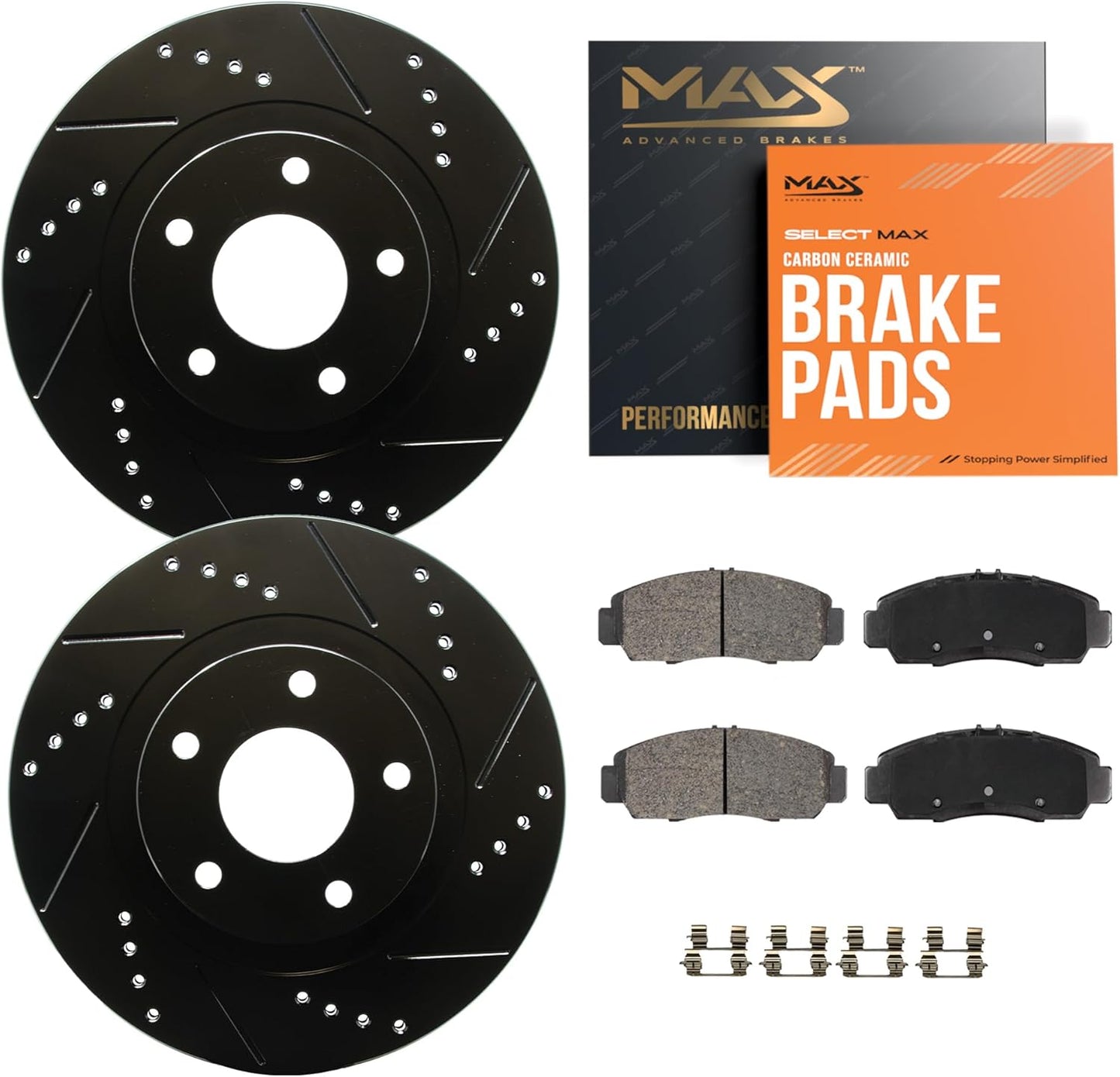 Max Advanced Brakes Rear Brake Kit for Ford Explorer & Mountaineer