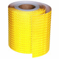 Yellow Reflective Tape 8 in X 66 ft - Outdoor Waterproof Safety Tape