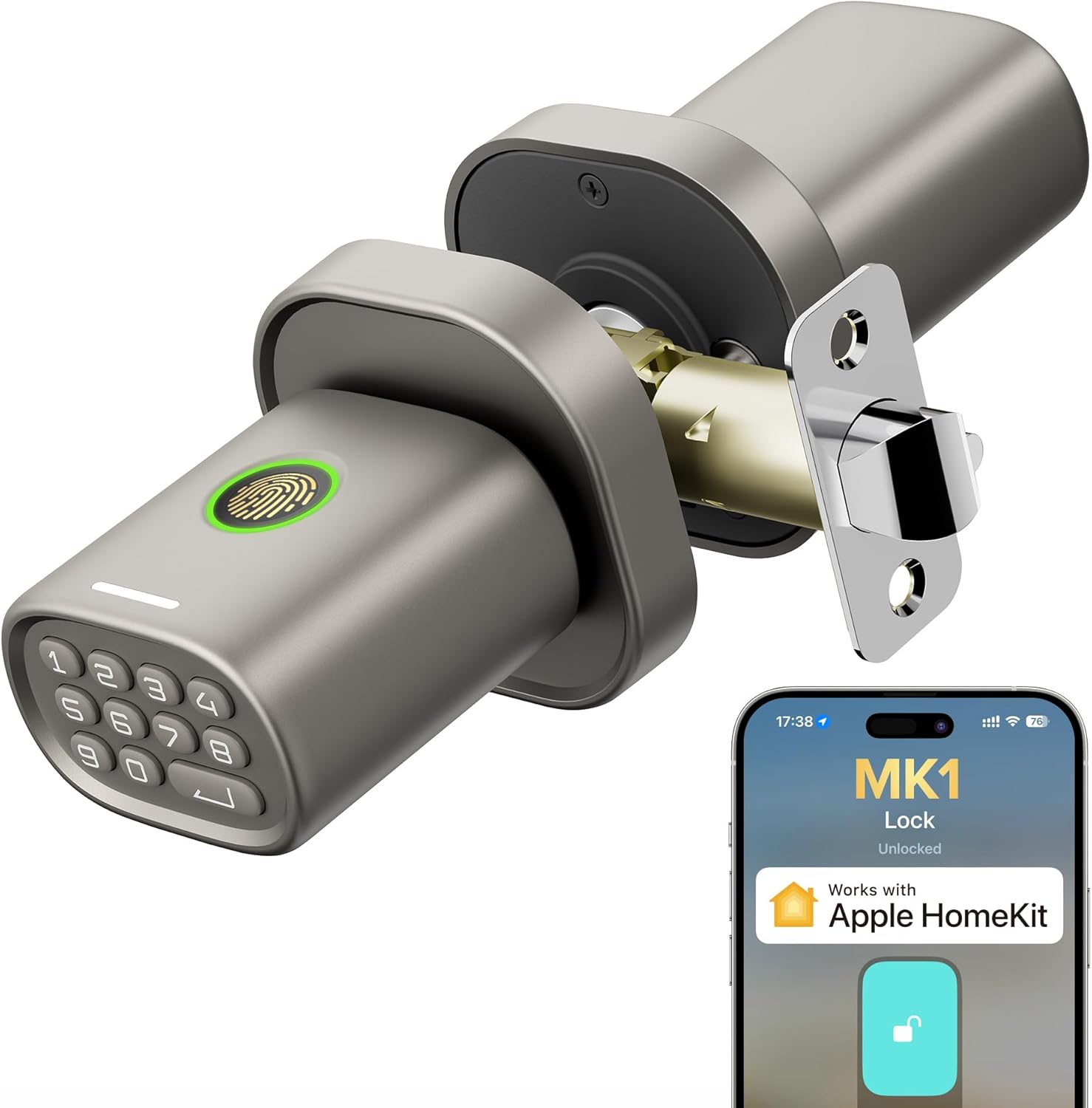 Smart Fingerprint Lock with Keypad for HomeKit by ThorBolt