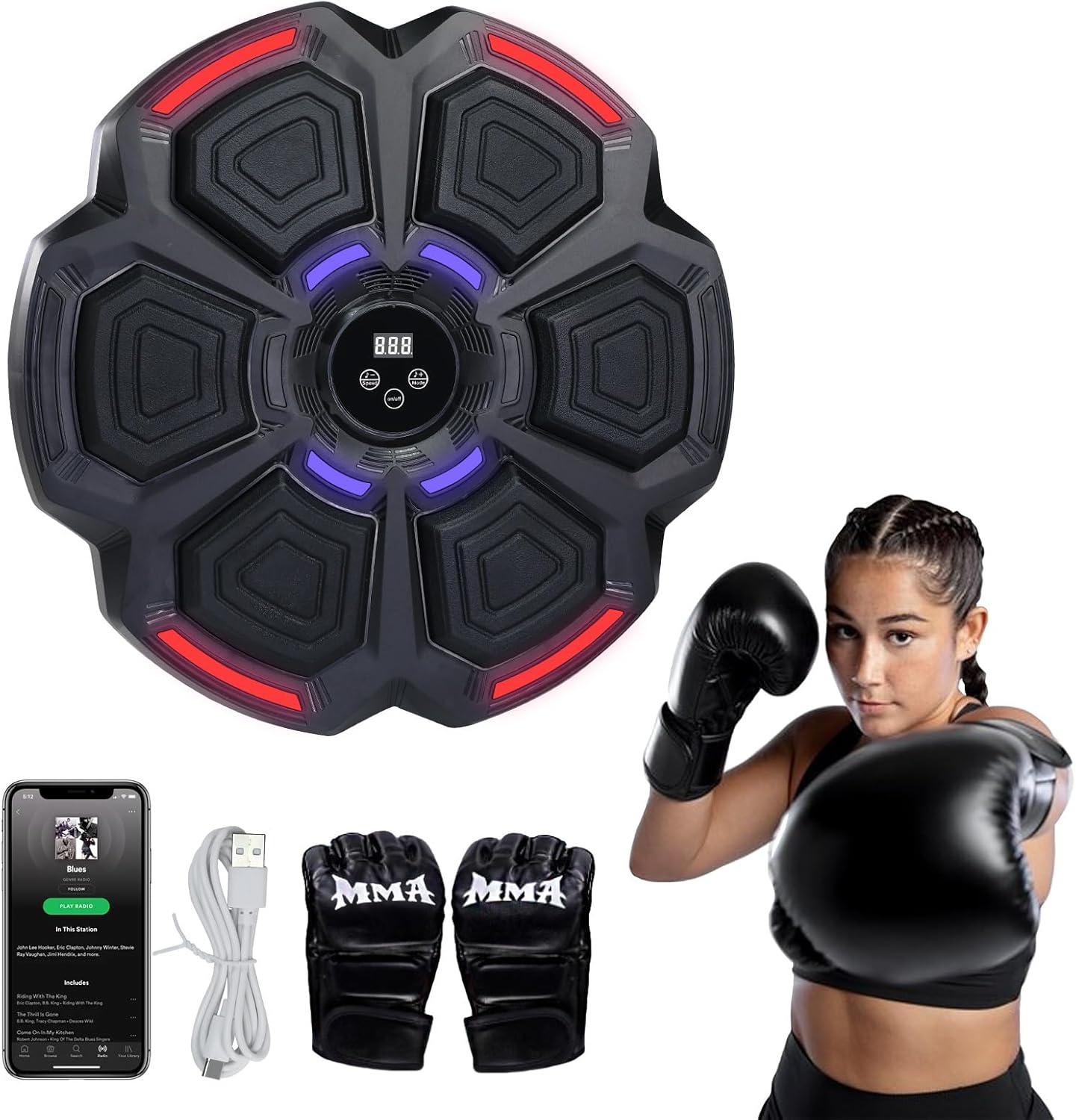Smart Bluetooth Wall Mounted Music Boxing Machine