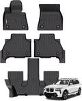 All Weather Car Floor Mats for 2019-2025 BMW X7 - Custom Fit