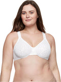 Olga Women's Sheer Leaves Minimizer Bra - Sleek, Supportive Fit