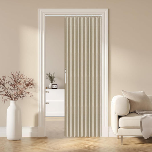 AJAZZ 100% Blackout Magnetic Door Curtain for Home Decor