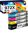 972X Ink Cartridges High Yield Compatible Replacement for HP 972 - 4