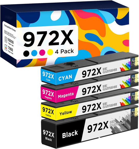 High Yield 972X Ink Cartridges for HP PageWide Pro Printers
