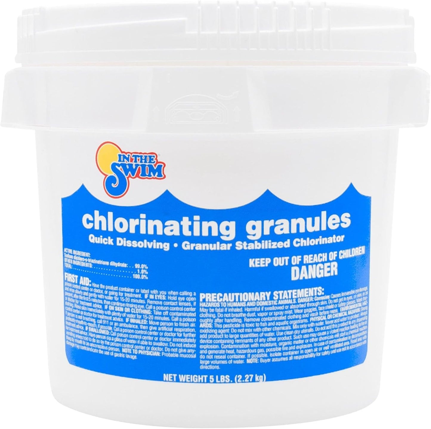 Sodium Dichlor Chlorine Shock Granules for Hot Tubs and Spas