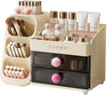 Makeup Organizer for Vanity with Brush Holder - Spacious Countertop