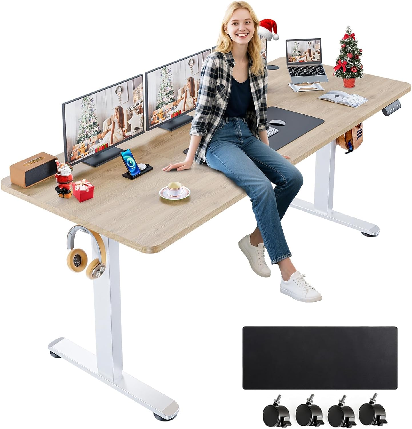farexon Electric Standing Desk Adjustable Height for Home Office