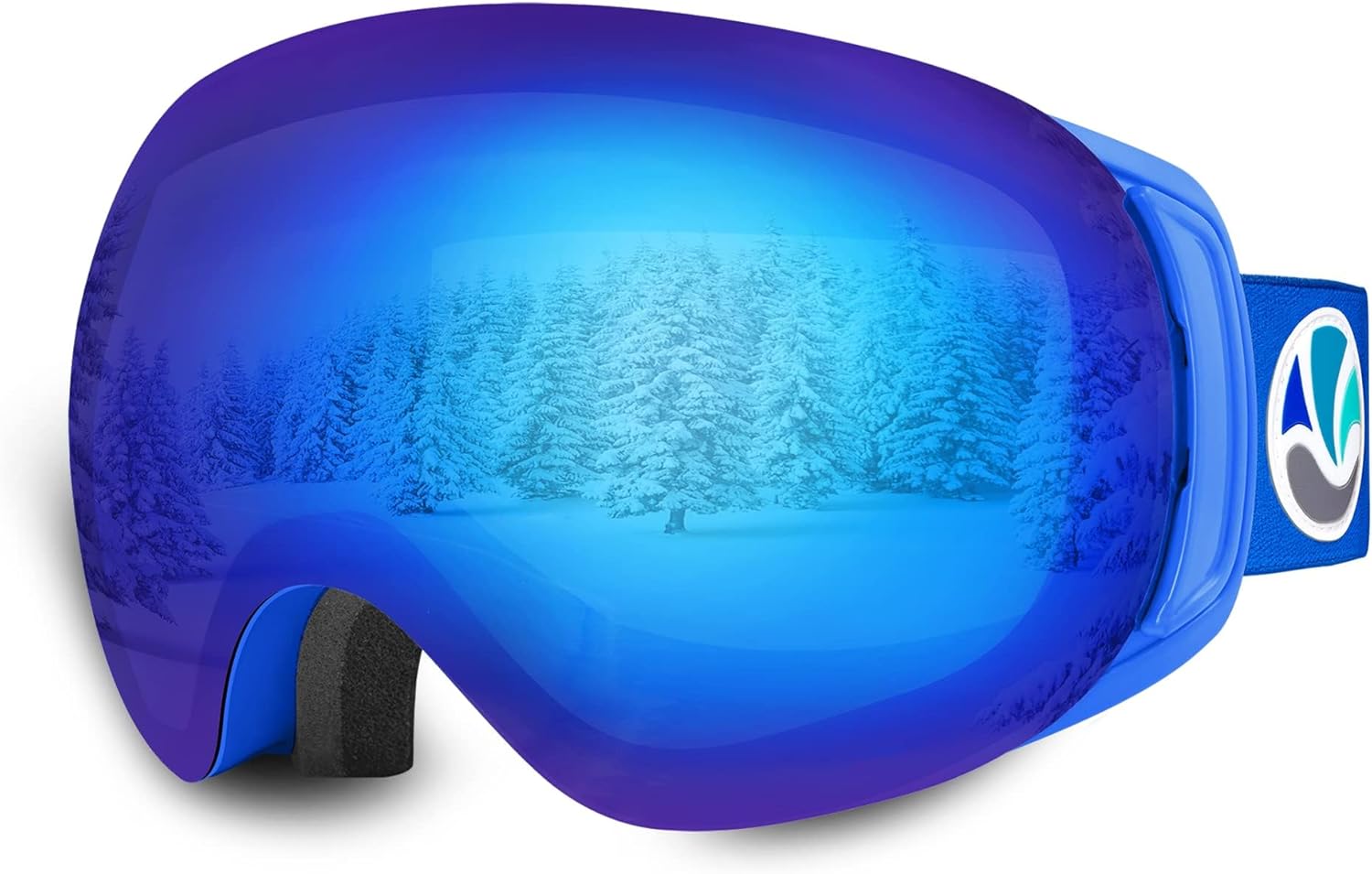 VANRORA Frameless Ski Goggles - Anti Fog, 100% UV Protection
