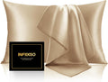 Mulberry Silk Pillow Cases King Size 20ftx36ft 2-Pack - Smooth Hair