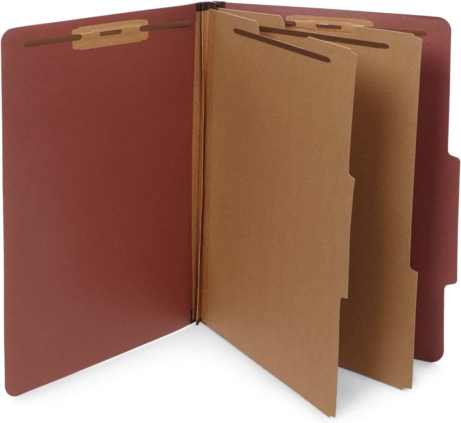Durable Legal Size Classification Folders with 2 Dividers
