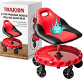 Traxion ProGear Rolling Gear Seat with All-Terrain Wheels for Mobility