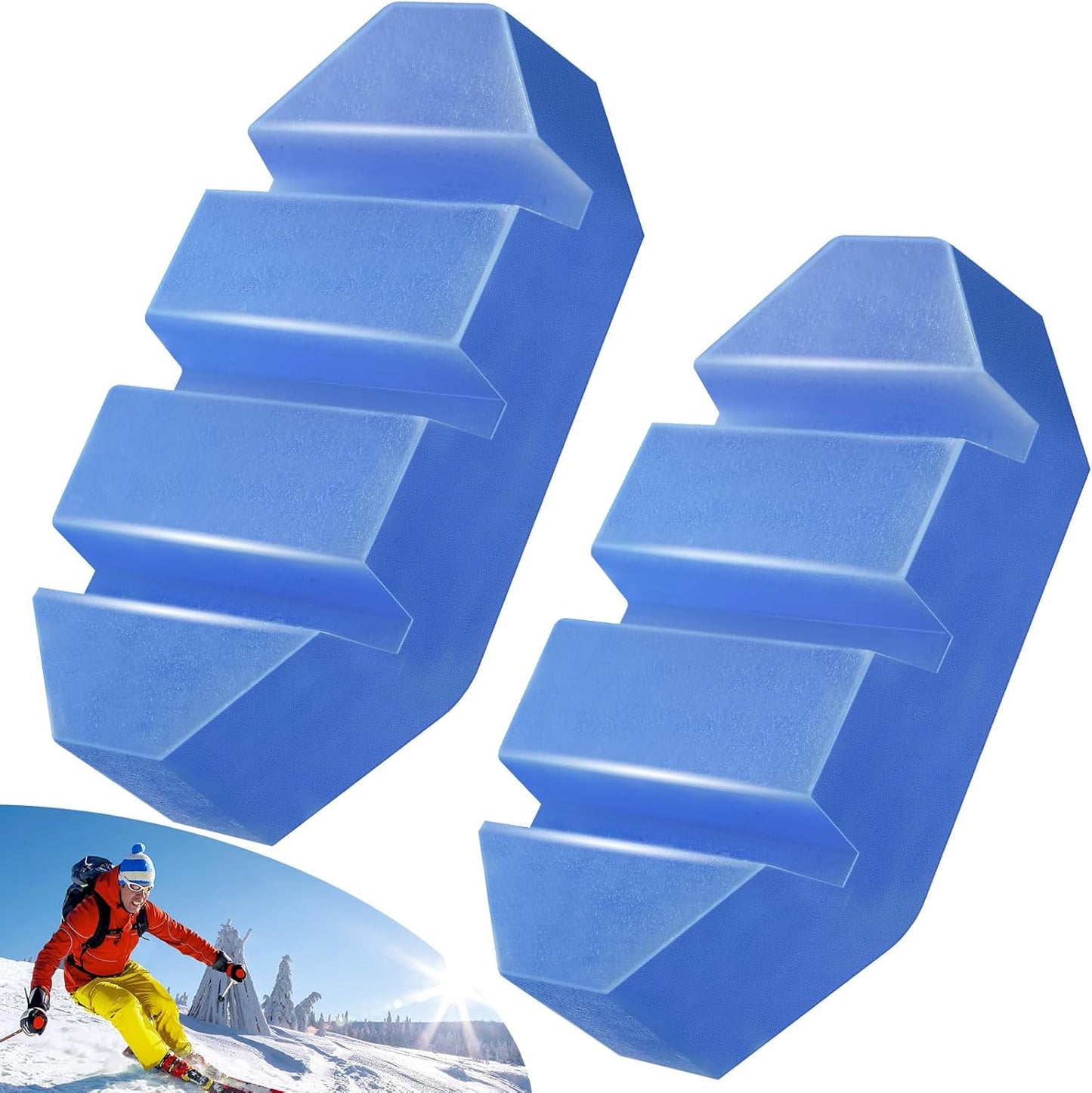 Fast Glide: 2 Pcs Ski Wax Set
