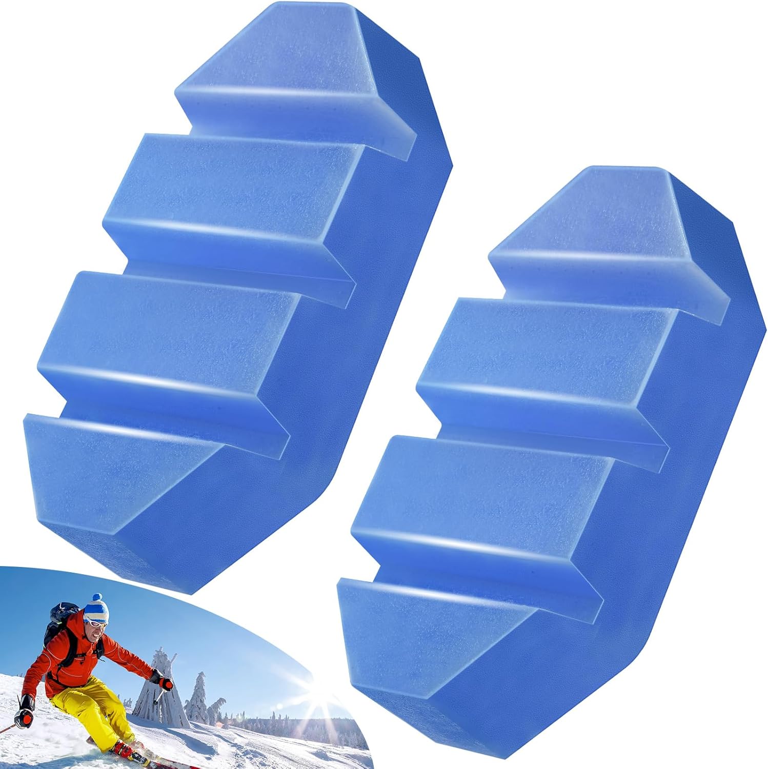 Fast Glide: 2 Pcs Ski Wax Set