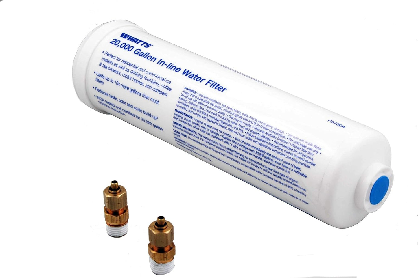 Watts Premier Inline Water Filter for Refrigerator and RV Use
