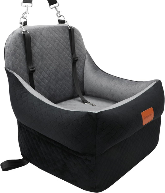 Tomyanner Dog Booster Car Seat: Safety & Comfort for Dogs up to 35 lbs