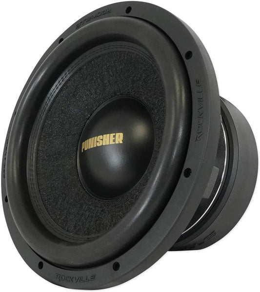 Rockville Punisher 12D1 12in Car Subwoofer for Deep Bass