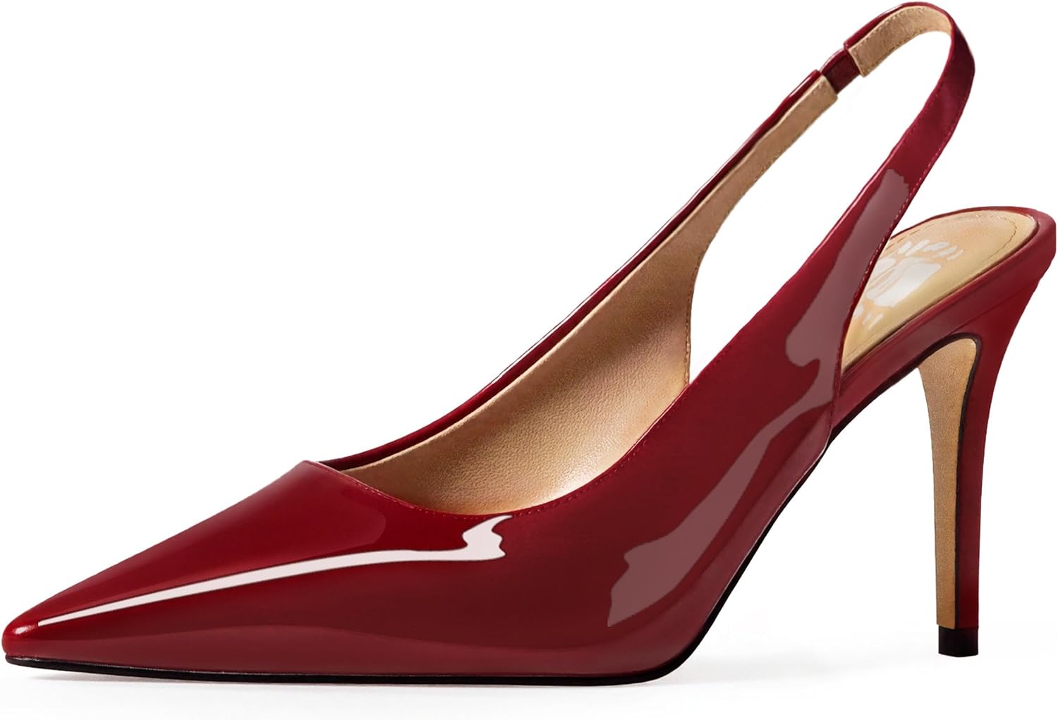 Slingback Heels for Women - Pointed Toe Stiletto Pumps