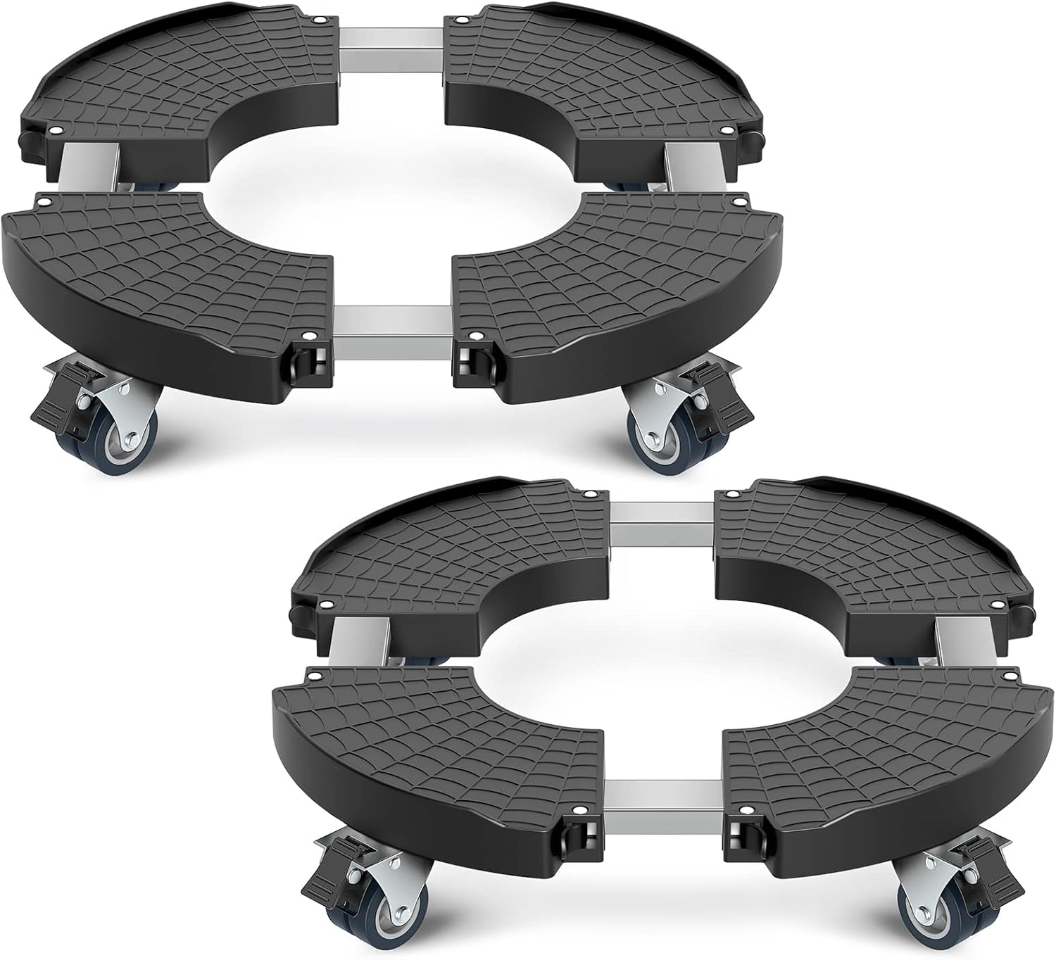 VANCASTLE Plant Caddy with Lockable Wheels for Easy Mobility