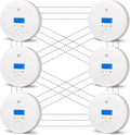 Interconnected Smoke and Carbon Monoxide Detector 6Pack - 10-Year