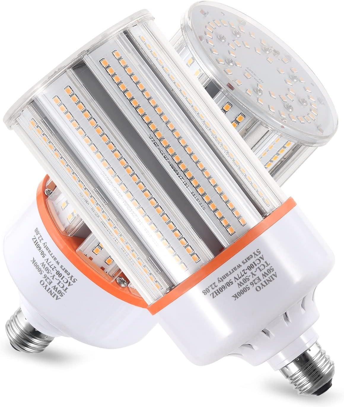 50W LED Corn Light Bulb for Super Bright Indoor and Outdoor Use