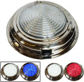 Dual Color 7ft LED Boat Dome Light 12V Stainless Surface Mount - Dual