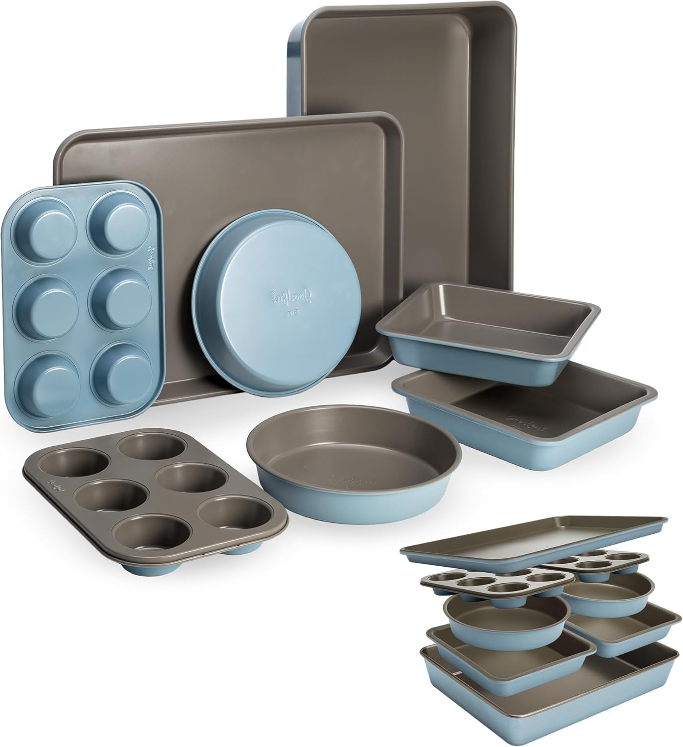 Goodful All-In-One Nonstick Bakeware Set for Effortless Baking