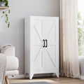 Yizosh Metal Storage Cabinet with 2 Doors and 3 Shelves