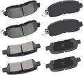 cci yu D905 D1650 Ceramic Brake Pads Kits for 2013-2017 Nissan Altima