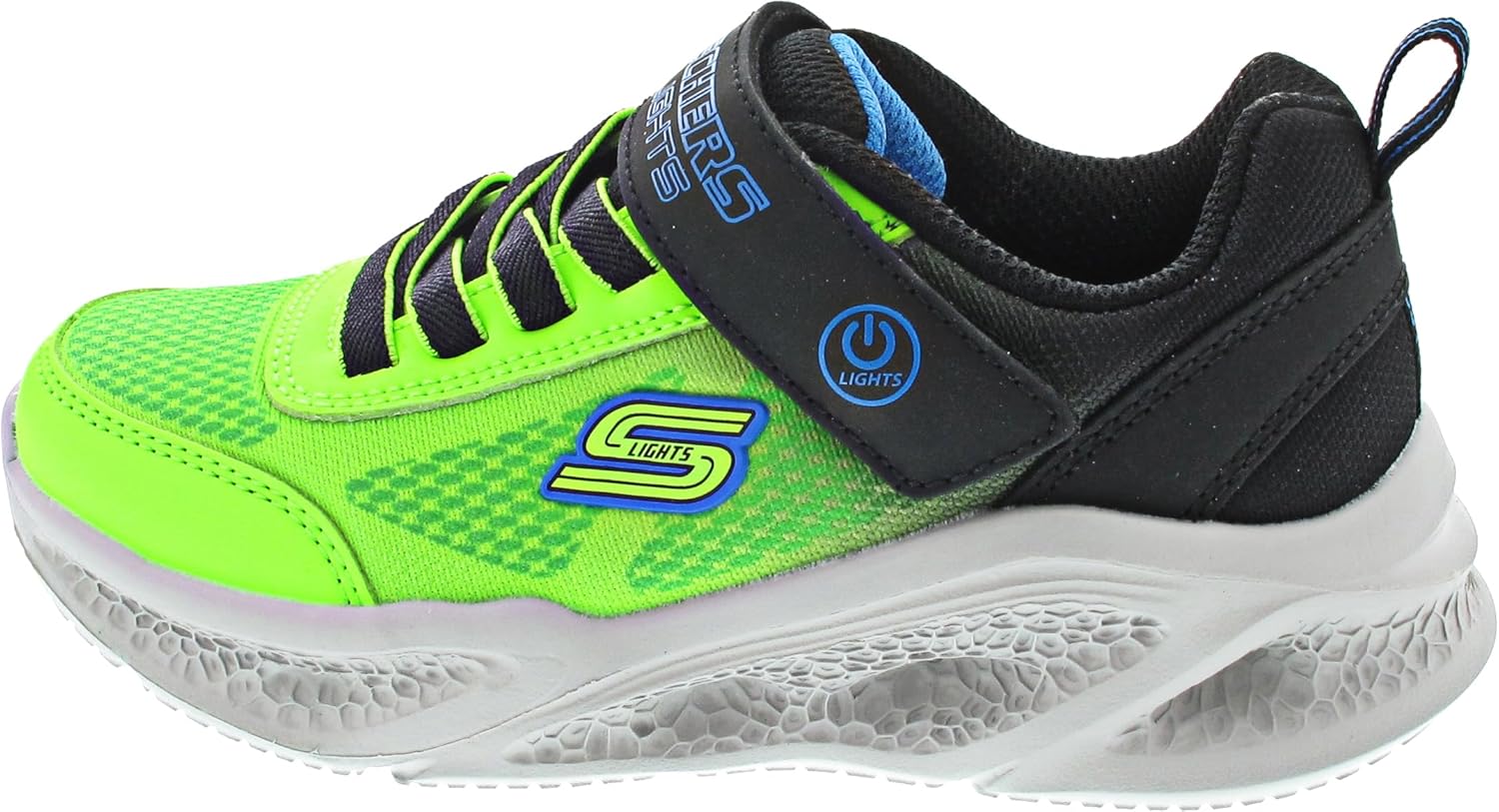 SKECHERS Boys Meteor-Lights-krendo: Lightweight and Flexible Shoes