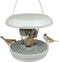 SWISSINNO No Mess Bird Feeder for Wild Birds - Light Grey