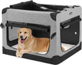 Veehoo 36 Inch Folding Soft Dog Crate for Large Dogs Travel
