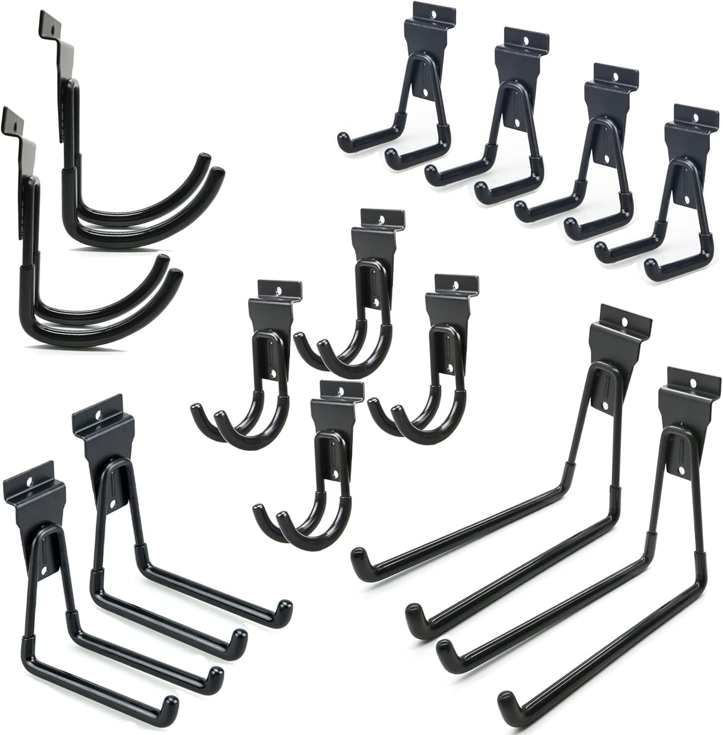 Slatwall Hooks for Garage Storage - 14 Pack Utility Hooks