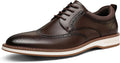 Men's Wingtip Oxford Dress Shoes for Work and Weddings - Comfortable