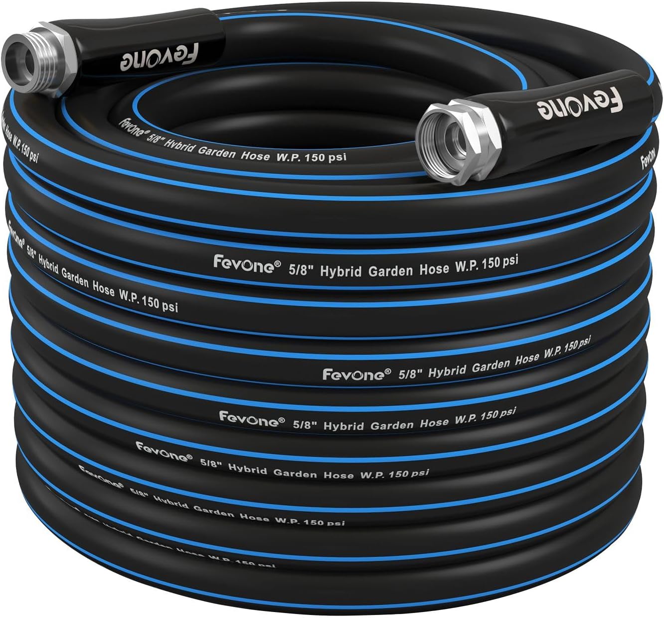 Fevone 75 ft Garden Hose - Heavy Duty, Kink Resistant Design