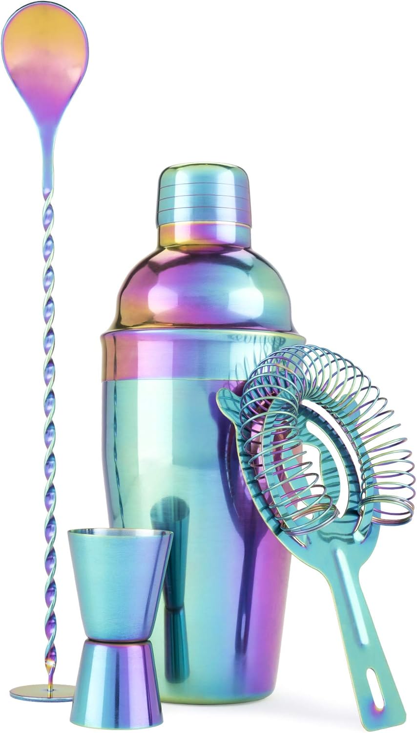 Rainbow Cocktail Shaker Set - Mix like a Pro!