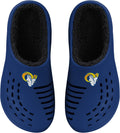 Men's NFL Sherpa Lined Big Logo Clog - Cozy Slip-On Fan Shoe
