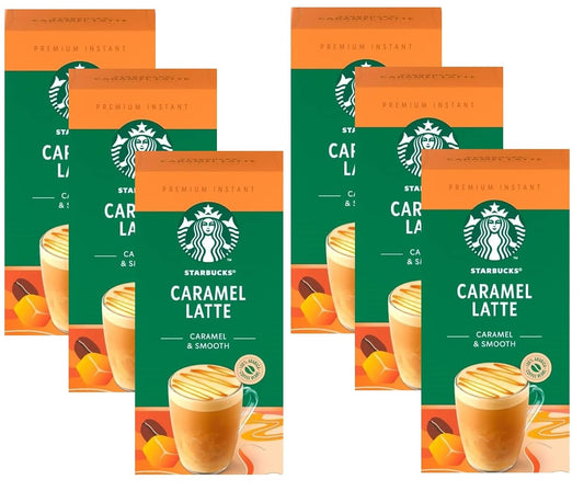 Starbucks Caramel Latte Instant Coffee, 30 Sachets