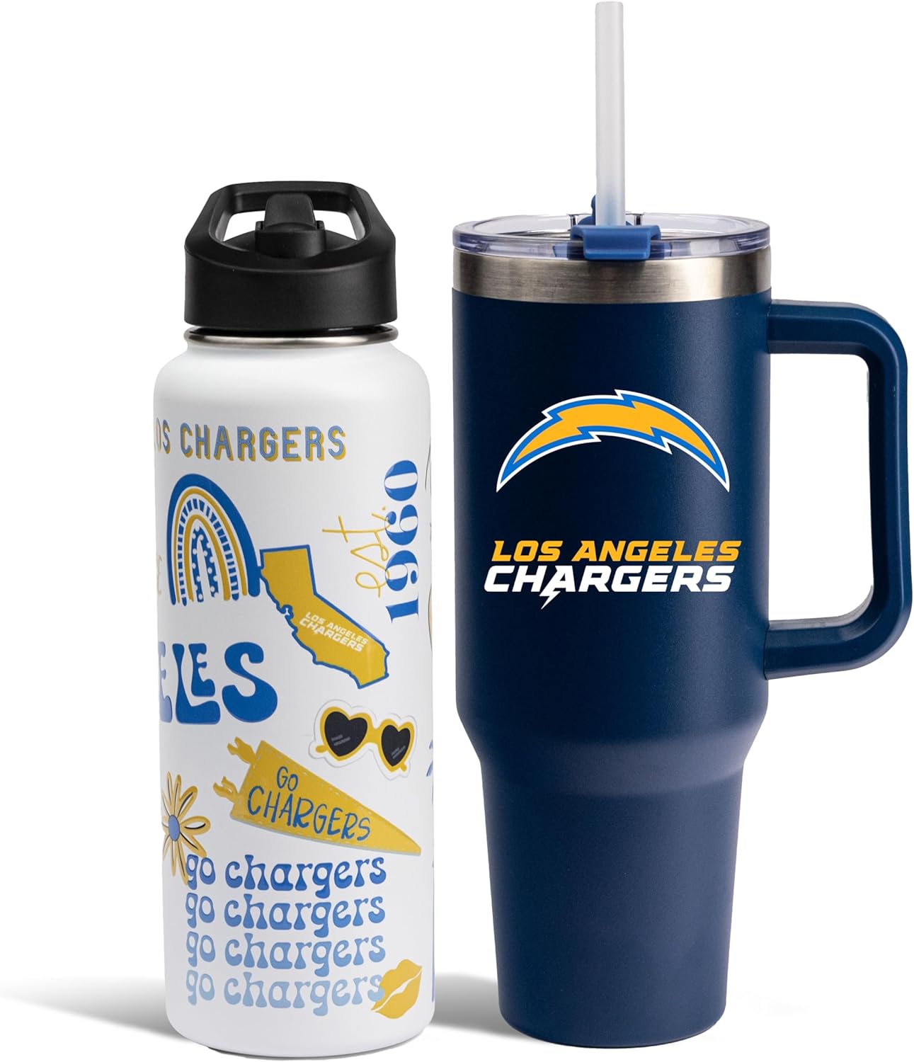 NFL 2-Pack Stainless Steel Tumbler Set for Team Spirit