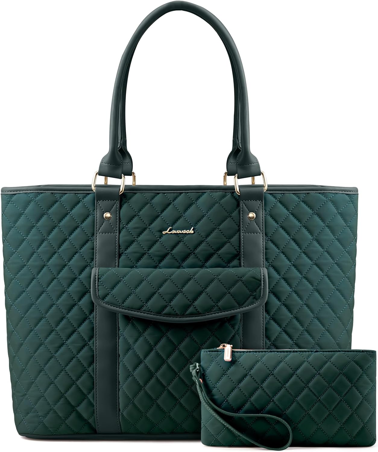 LOVEVOOK Laptop Tote Bag for Women 15.6 Inch - Stylish & Functional