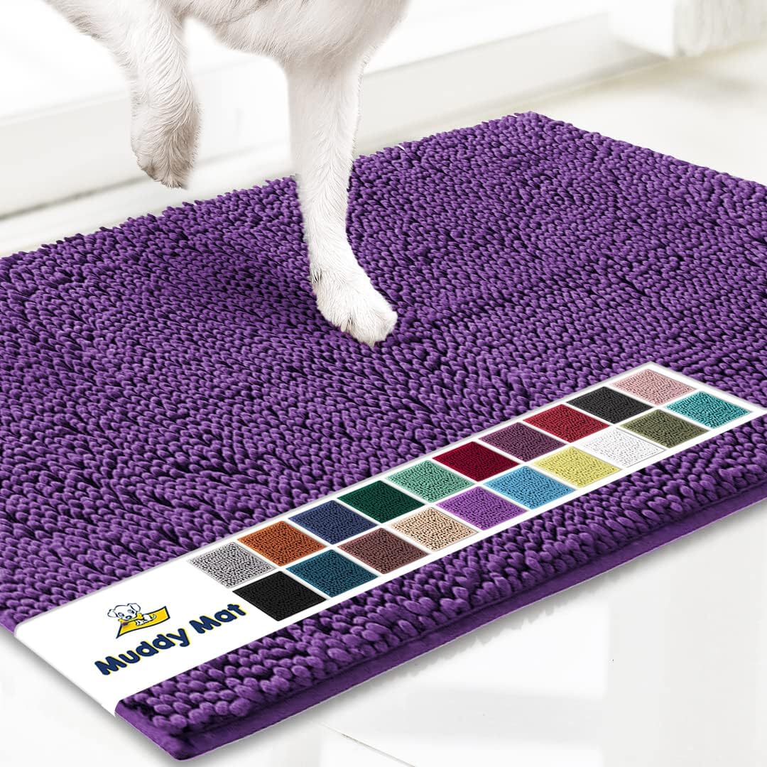 Muddy Mat Original Dog Door Mat for Muddy Paws - Super Absorbent