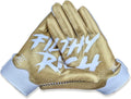 Battle Sports Football Gloves with Back of Hand Protection