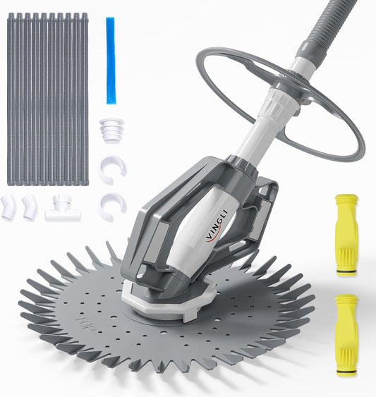 VINGLI Pool Vacuum Automatic Cleaner for Above Ground Pools