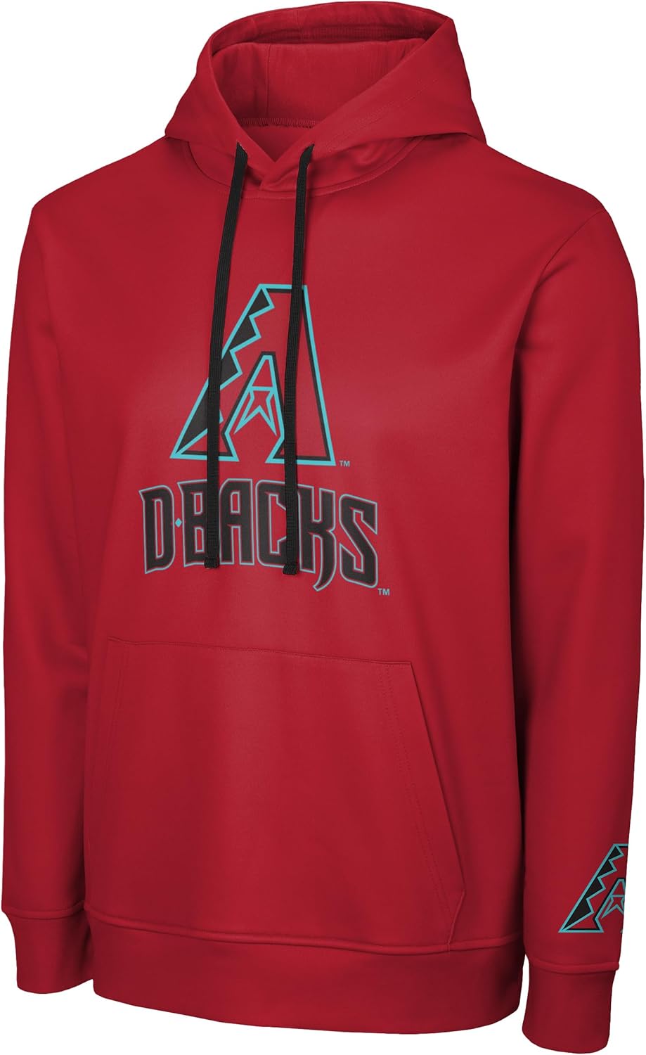FOCO MLB Men's Official Primary Logo Performance Hoodie Sweatshirt